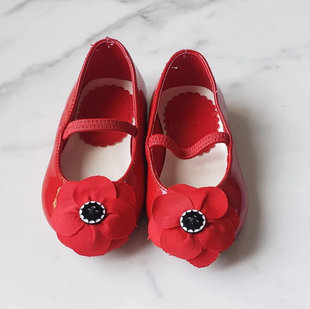 Janie and Jack Size 5 Toddler Poppy Leather Shoe